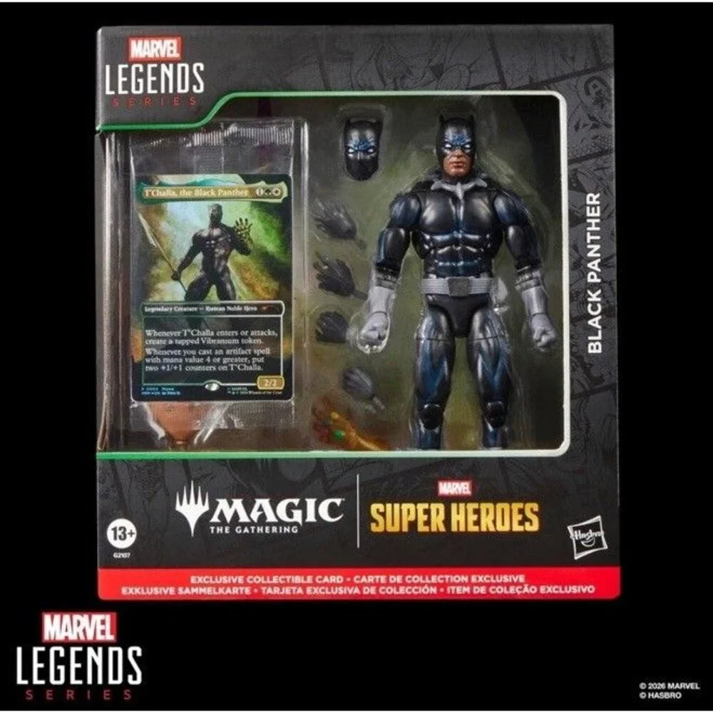 Marvel Legends Series Magic The Gathering Black Panther Amazon Exclusive Presale
